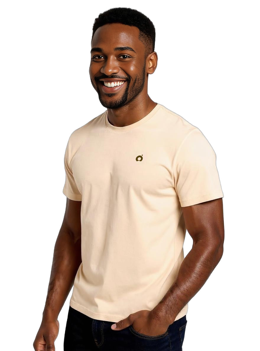 Men's Crew Neck - Light Beige