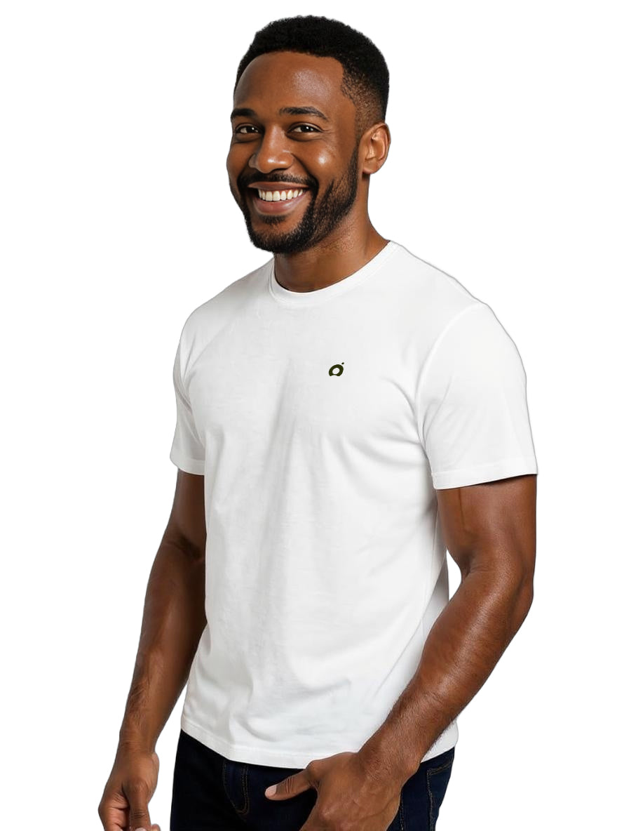 Men's Crew Neck - Half white