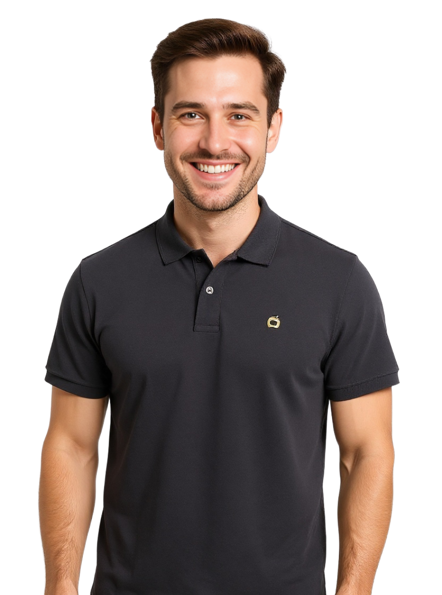 Men's Polo Shirts - Black